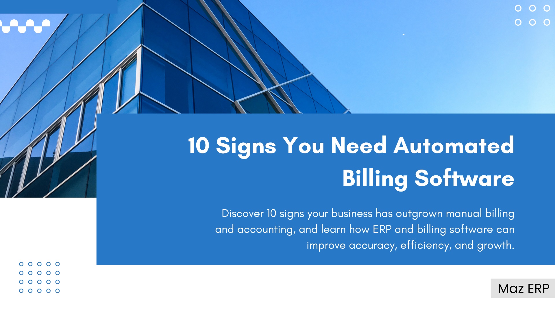 10 Signs You Need Automated Billing Software